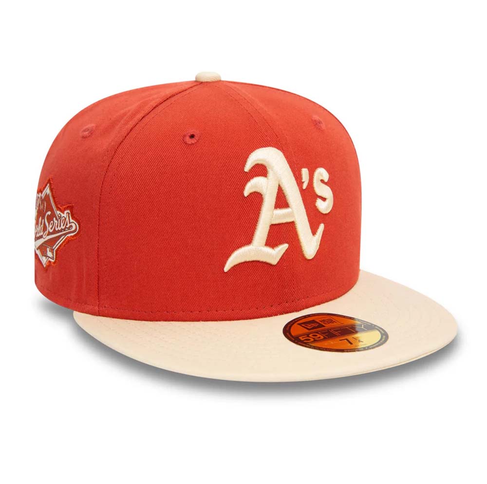 OAKLAND ATHLETICS MLB SIDE PATCH RED 59FIFTY CAP