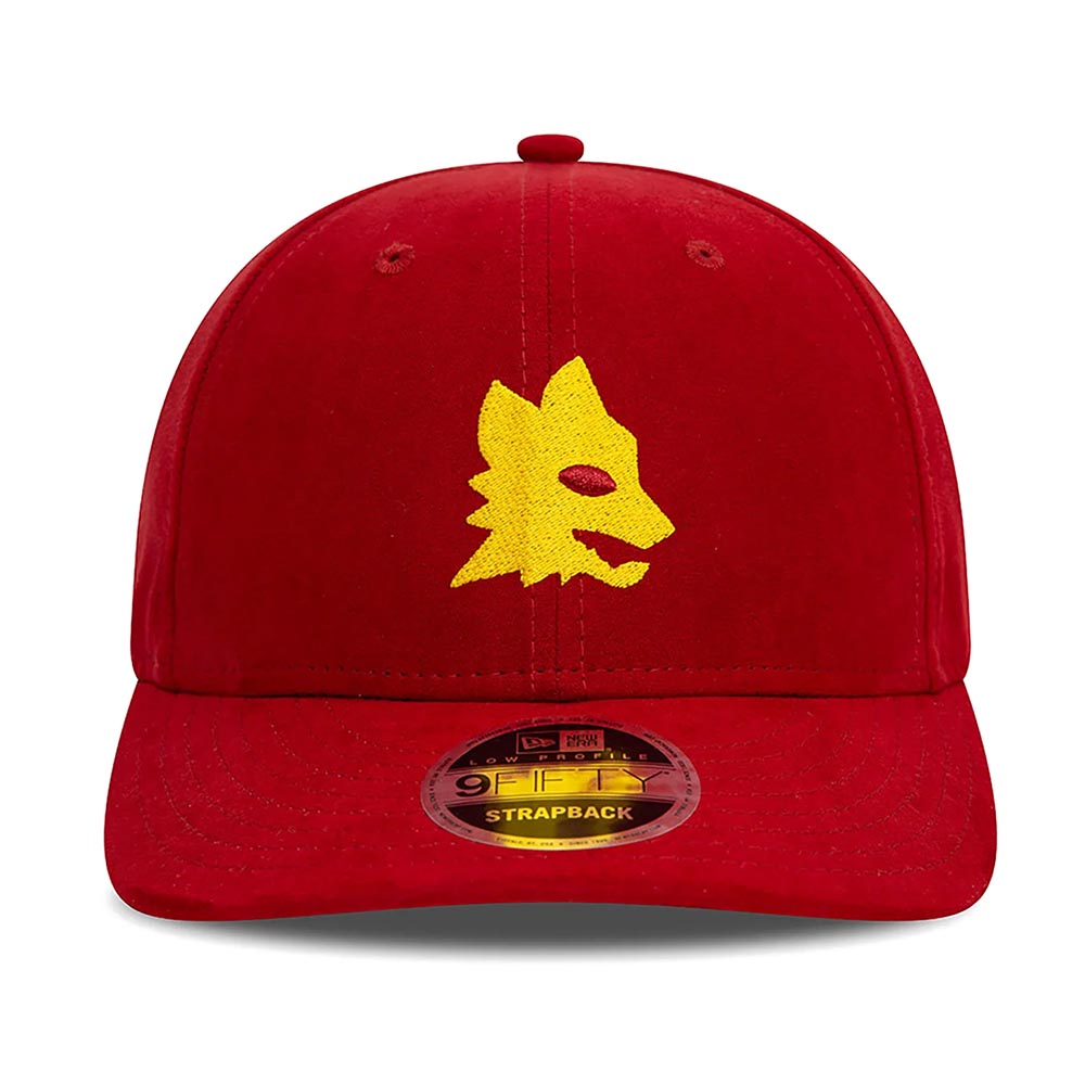 NEW ERA SUEDE AS ROMA RED 9FIFTY CAP