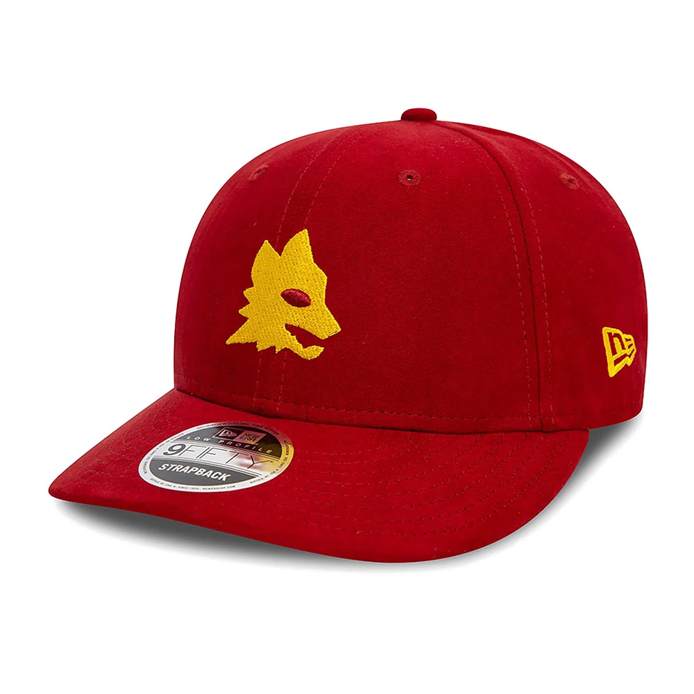 NEW ERA SUEDE AS ROMA RED 9FIFTY CAP