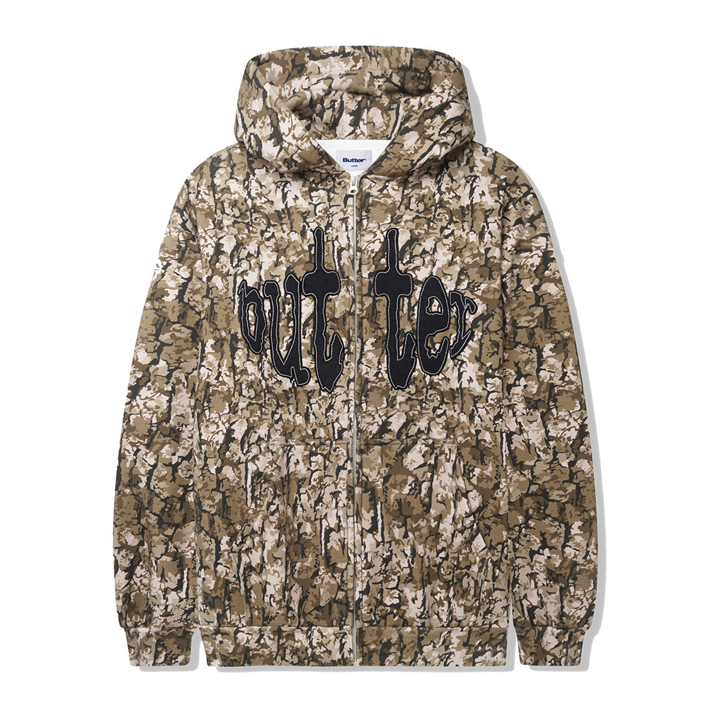 FRENZY ZIP-THRU HOOD TAN CAMO