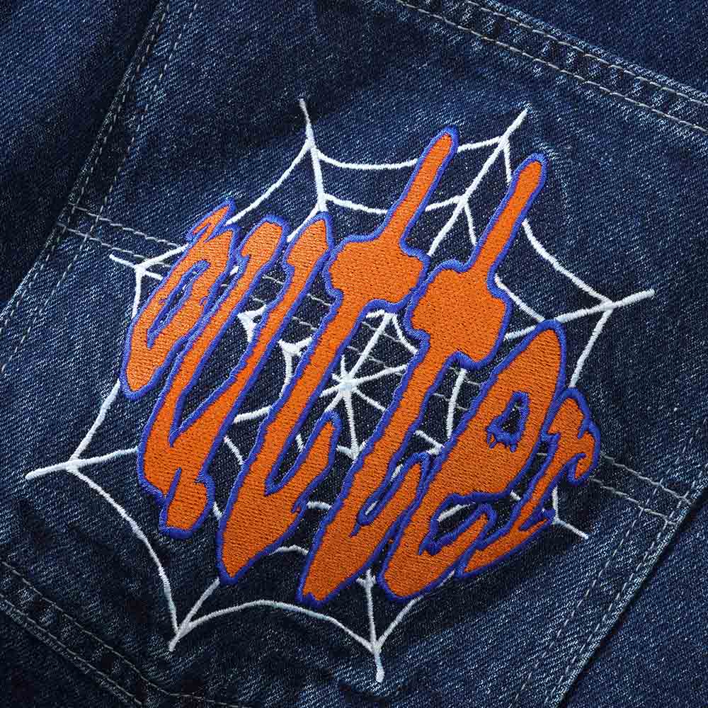 SPIDER DENIM JEANS DARK INDIGO