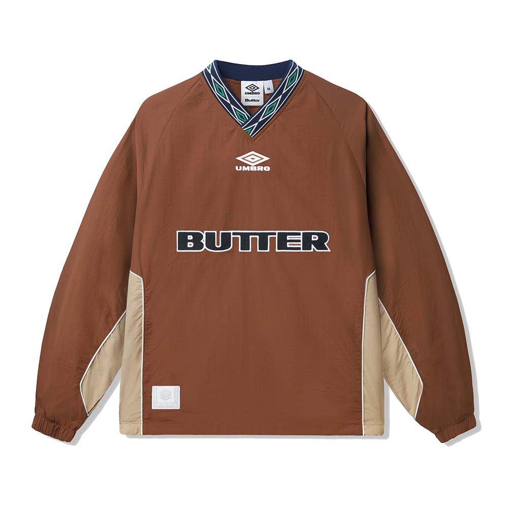 X UMBRO TRAINING PULLOVER CHOCOLATE