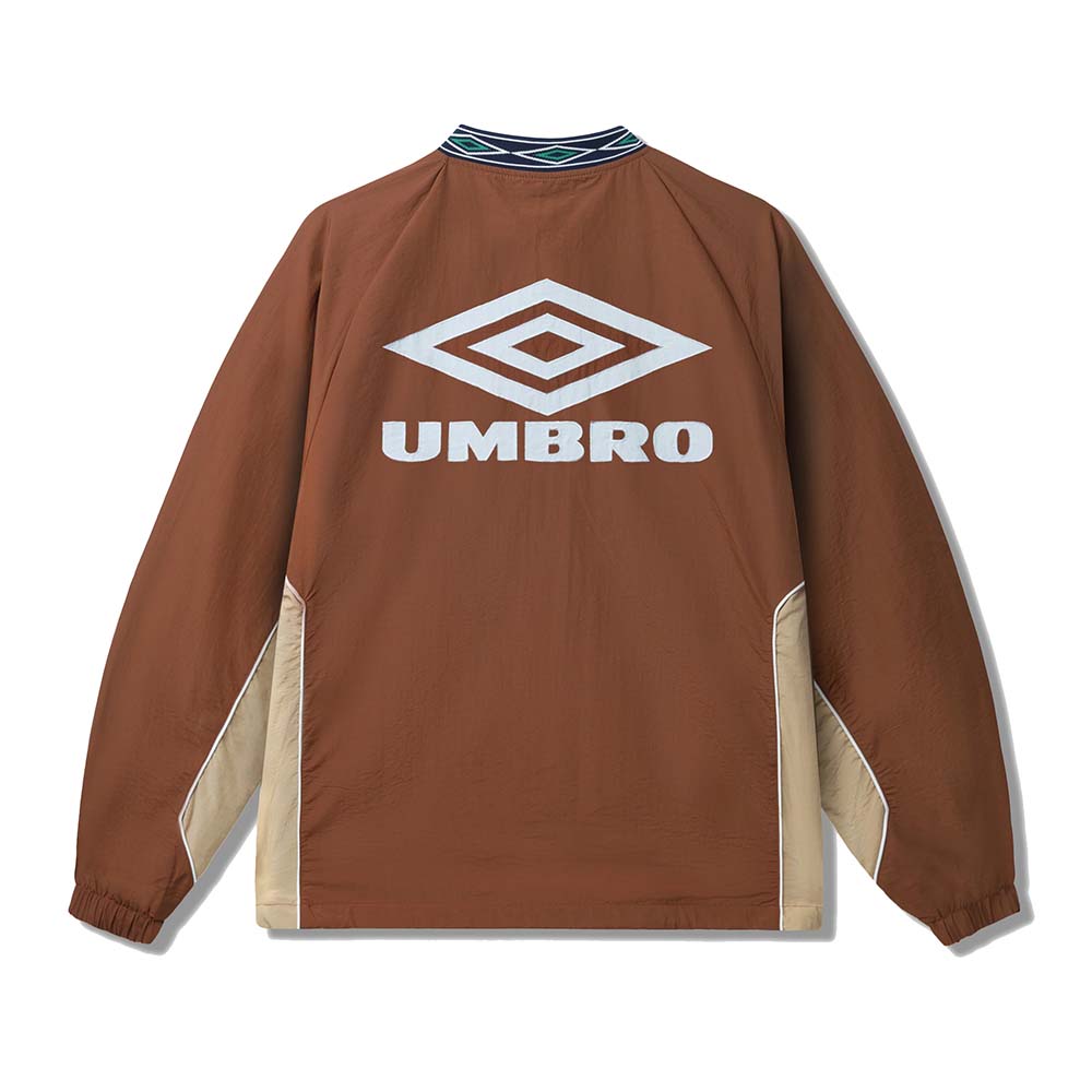 X UMBRO TRAINING PULLOVER CHOCOLATE