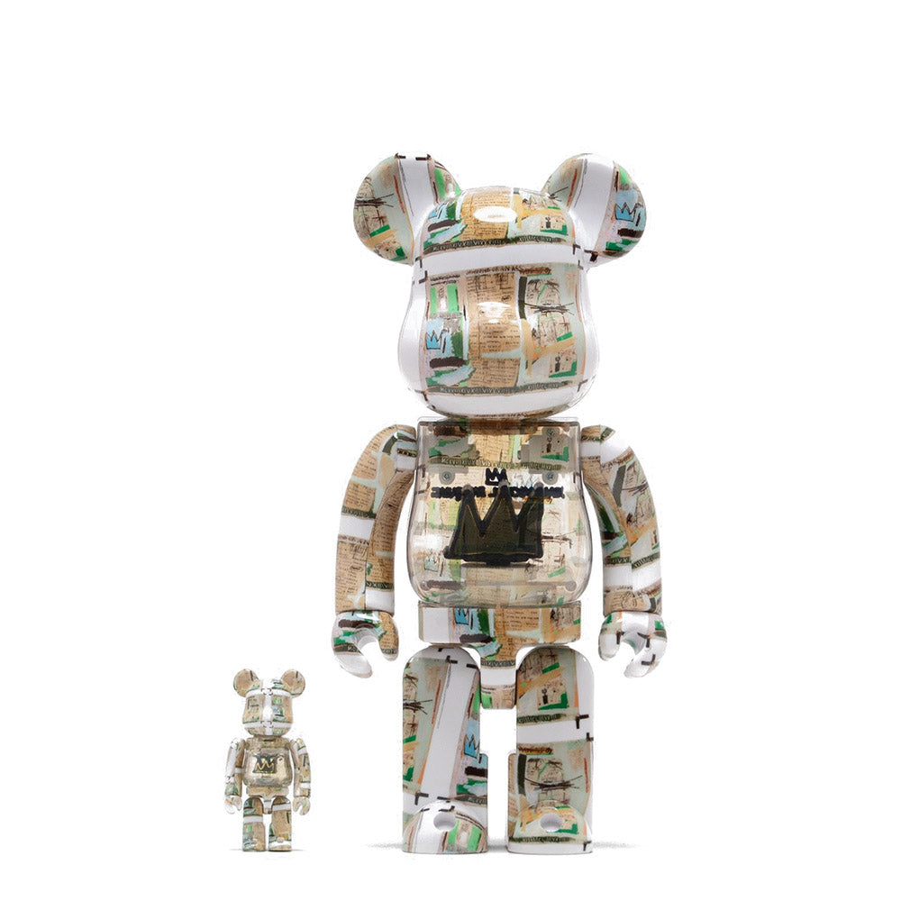 BEARBRICK 100% 400% JEAN-MICHEL BASQUIAT KING PLEASURE