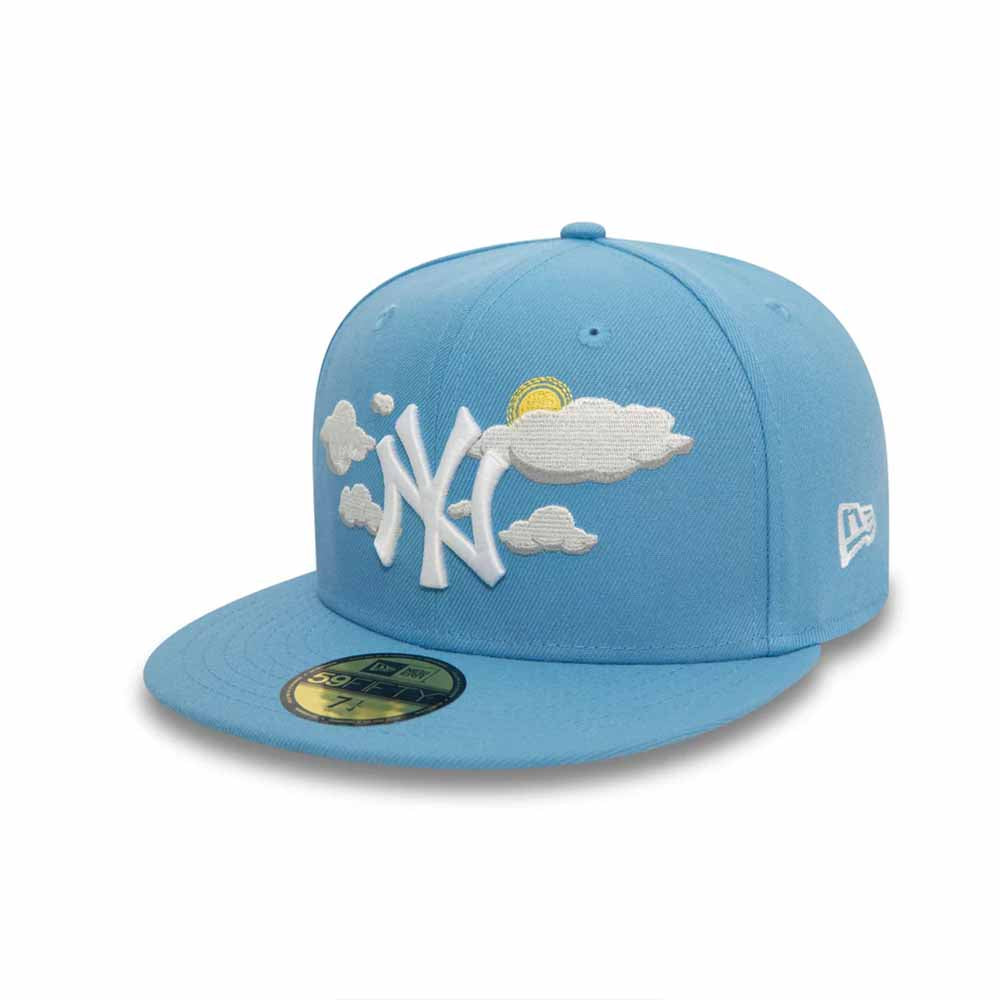 NEW YORK YANKEES MLB CLOUD SKY BLUE 59FIFTY CAP